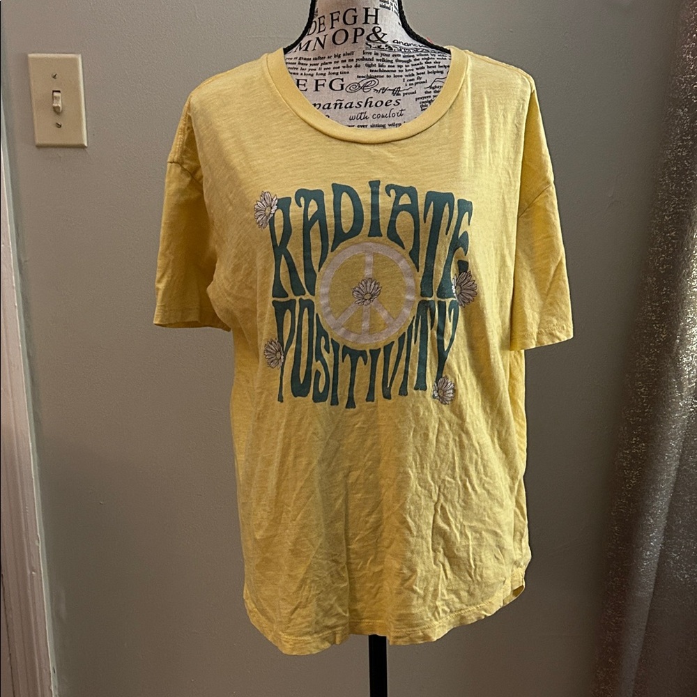 Wildfox Yellow Graphic Tee